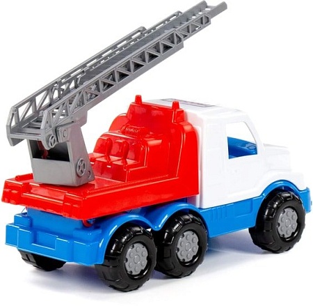 Игрушечный транспорт Полесье Гоша автомобиль-пожарная спецмашина 90416 (белый/синий)