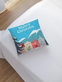 Чехол на подушку JoyArty Рождественский городок sl_380800