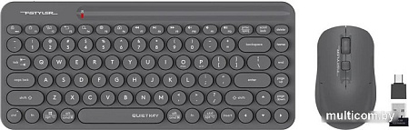 Офисный набор A4Tech Fstyler FG3200 Air (серый)