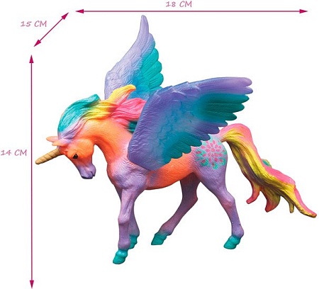 Фигурка Masai Mara Мир фэнтези. Фиолетовый единорог с крыльями MM206-446