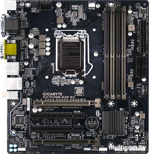 Материнская плата Gigabyte GA-H110M-D3H R2 (rev. 1.0)