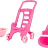 Коляска для кукол Полесье Pink Line 3х1 42842