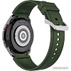 Ремешок Rumi Classic силиконовый для Samsung Galaxy Watch4/5 (20 мм, лаврово-зеленый)