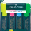 Набор маркеров Faber Castell Castell Textliner 154804 (4шт)