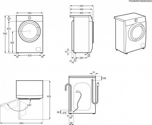 Стиральная машина Electrolux EW6S3R06S