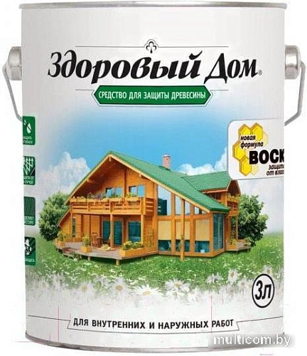 Пропитка Здоровый дом 3 л (дуб)