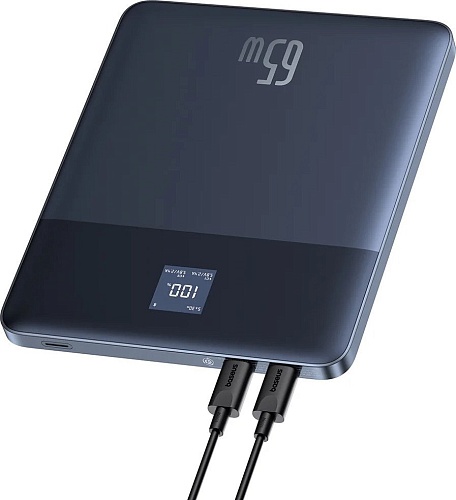 Внешний аккумулятор Baseus Blade 2 with Digital Display 65W 12000mAh (синий)