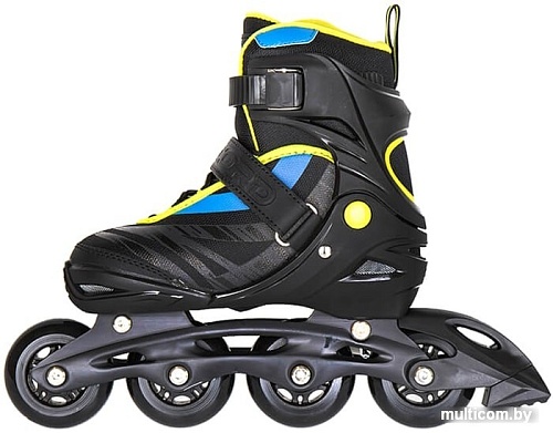 Роликовые коньки Tech Team Accord 2021 (р. 30-33, черный/синий)