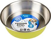 Миска Duvo Plus Металлическая салатовая 750 мл