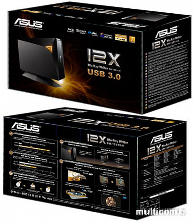 Оптический накопитель ASUS BW-12D1S-U