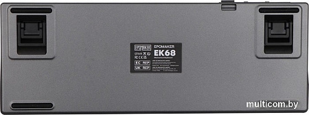 Клавиатура Epomaker EK68 (Yellow Black Sushi)