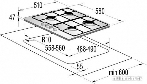 Варочная панель Gorenje GW6N41ZCLB