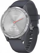 Гибридные умные часы Garmin Vivomove 3S (серебристый/синий)