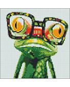 Алмазная мозаика Wizardi Яркий лягушонок 2WD2373