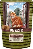 Пресервы Dezzie Adult Sterilized Cat Turkey (для стерилизованных с индейкой в соусе) 85 г