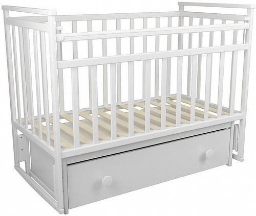 Классическая детская кроватка ФА-Мебель Дарья 1 (белый)