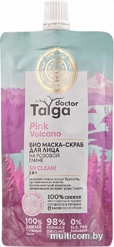 Natura Siberica Маска-скраб для лица Doctor Taiga Био 3 в 1 100 мл