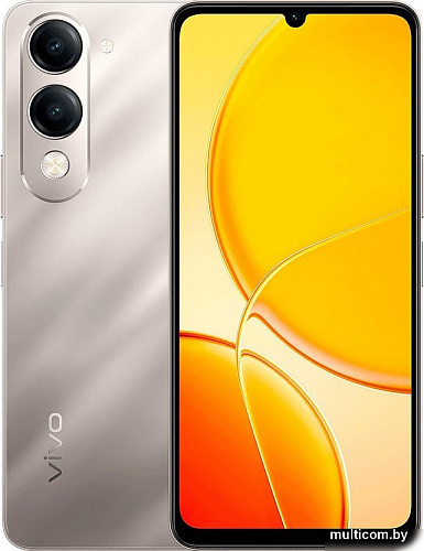 Телефон Vivo Y04 4GB/128GB международная версия (титановое сияние)