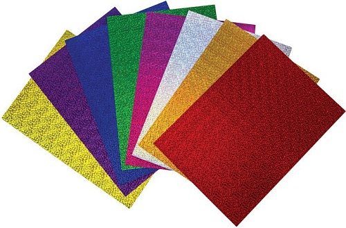 Набор цветного картона BRAUBERG Золотой песок 124755 (8 л)