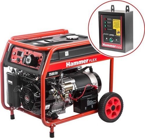 Бензиновый генератор Hammer GN8000ATS