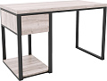 Стол Hype Mebel Дэск 110x50 (черный/древесина белая)