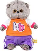 Классическая игрушка BUDI BASA Кот Басик Baby в костюмчике в стиле спорт-шик 10880342