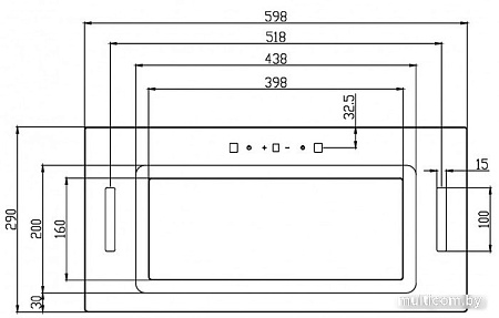 Кухонная вытяжка Schtoff Wanda 60 (черный)