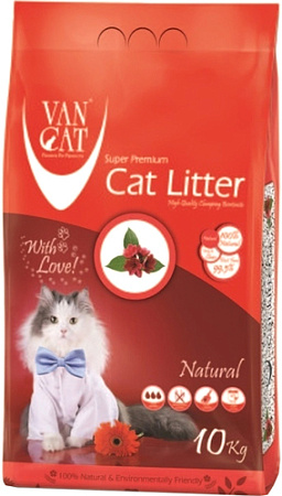 Наполнитель для туалета Van Cat Classic бентонитовый 10 кг