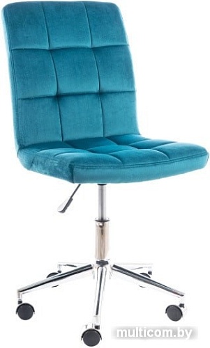 Офисный стул Signal Q-020 Velvet (бирюзовый)