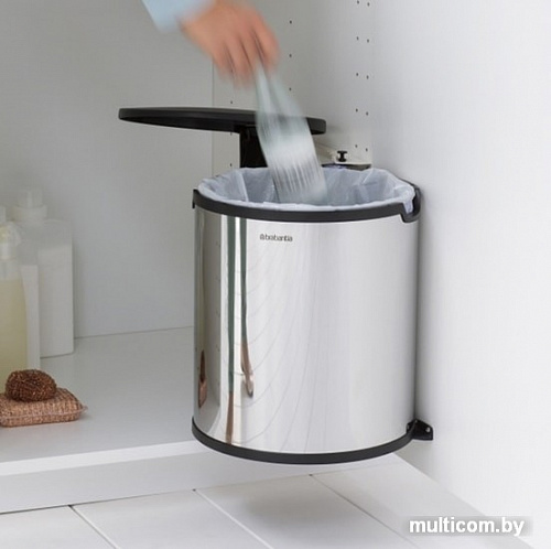 Brabantia Built in Bin 15 л (стальной полированный)