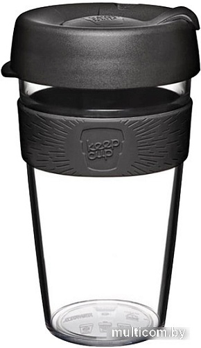 Многоразовый стакан KeepCup Original L Clear Origin 454мл (черный)