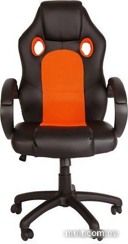 Кресло Меб-ФФ MF-2008H (черный/оранжевый)