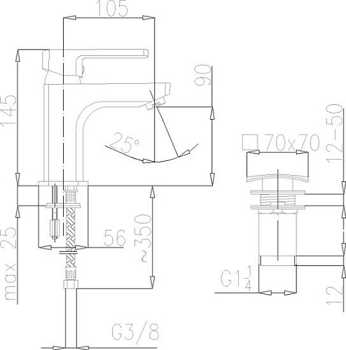 Смеситель Armatura Korund 4002-811-00