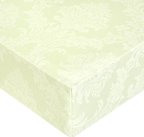 Постельное белье Миланика Цитрин на резинке 90x200 (поплин-жаккард)