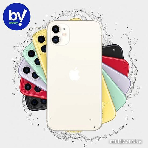 Смартфон Apple iPhone 11 128GB Воcстановленный by Breezy, грейд C (белый)