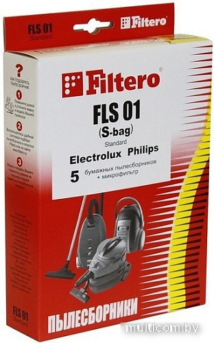 Комплект одноразовых мешков Filtero FLS 01 (S-bag) Standard (5 шт)