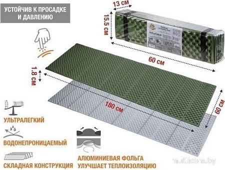 Классический коврик Arizone Coyote Plus 28-180602