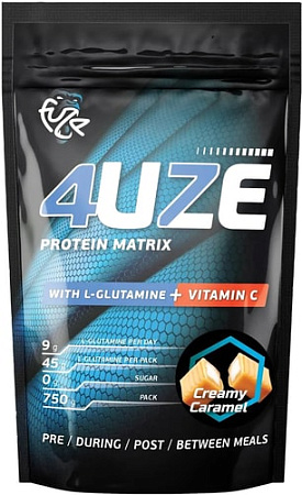 Протеин Pureprotein Fuze 4uze + L-Glutamine (750г, сливочная карамель)