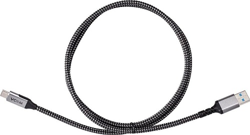 Кабель VCOM CU401M-1M USB 3.2 Gen2 Type-A - USB 3.1 Type-C (1 м, черный)