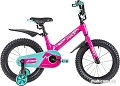 Детский велосипед Novatrack Blast 16 (розовый/голубой, 2019)