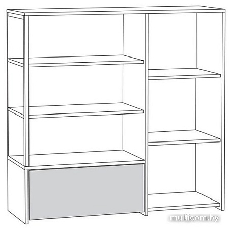 Комод Mobi Трувор 13.307.01 (дуб гранж песочный К356-интра)