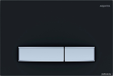 Панель смыва Aquatek Slim KDI-0000026 (черный матовый)