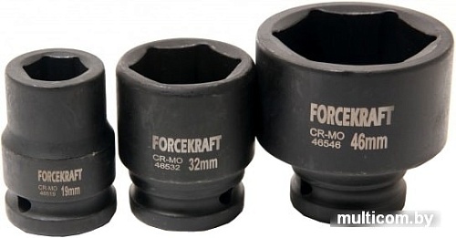 Набор торцевых головок ForceKraft FK-6141MPB (14 предметов)