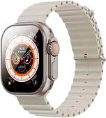 Умные часы XO M9 Ultra (серебристый, с серым силиконовым ремешком)