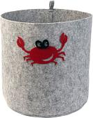 Органайзер для хранения Eva Funny Краб Я47312 (светло-серый)