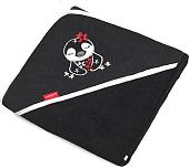 Полотенце с капюшоном BabyOno 343/02 (85x85, черный)