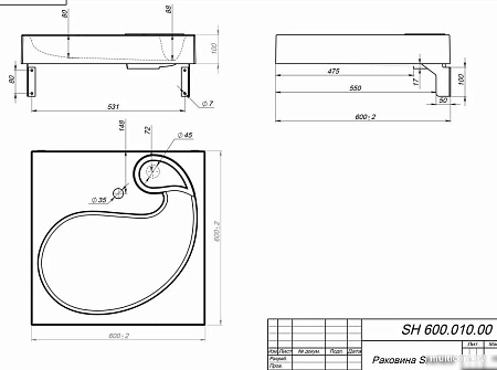Накладка сливного гарнитура Versalia Sheffield