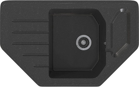 Кухонная мойка Mixline ML-GMS17 551151 (черный)