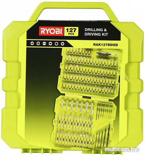 Набор бит Ryobi RAK127DDSD (127 предметов)