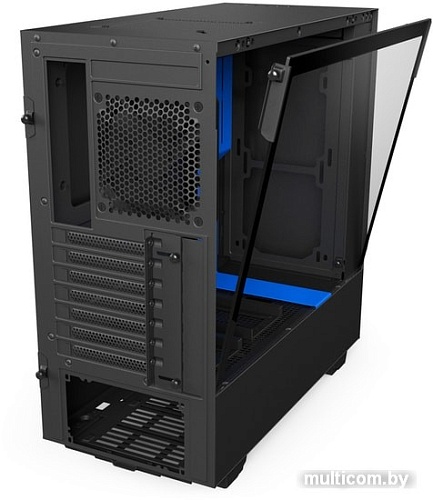 Корпус NZXT H500 (черный/синий)